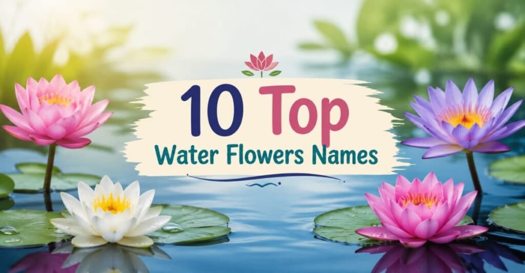 10 Top Water Flowers Names: Beautiful Aquatic Blooms You Should Know