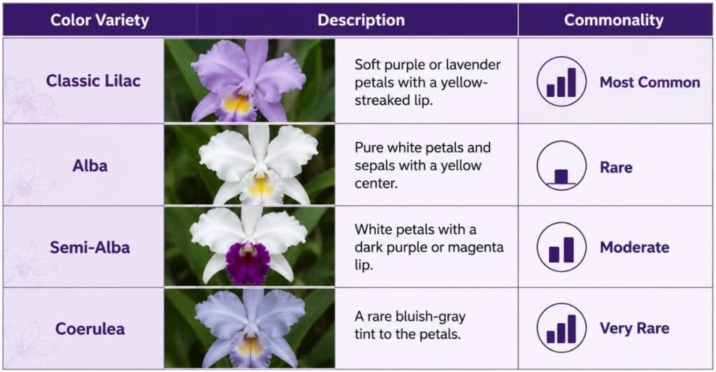 Colors of Venezuela National Flower