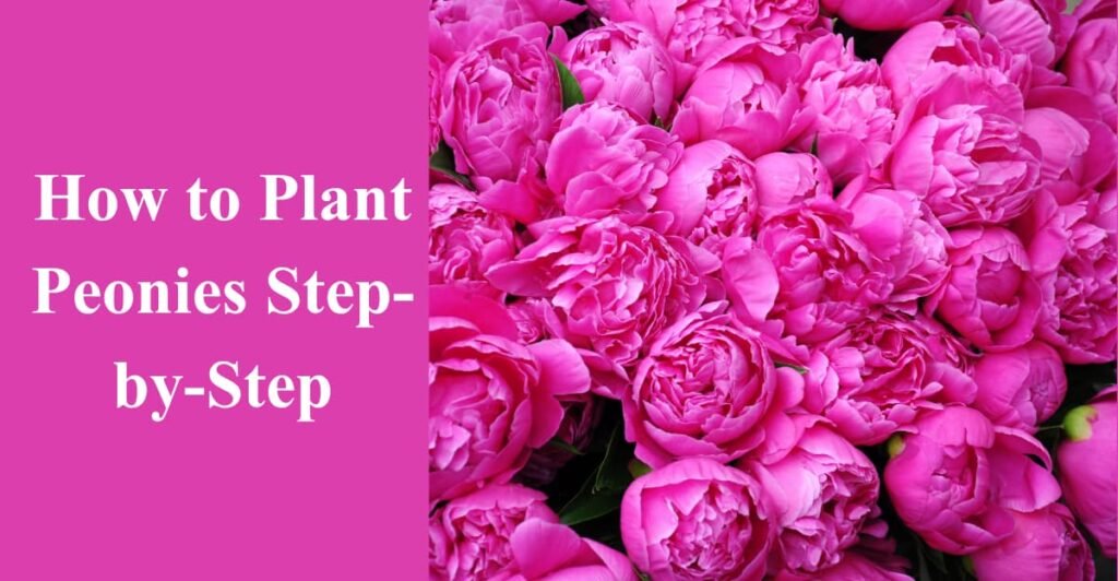 How to Plant Peonies Step-by-Step
