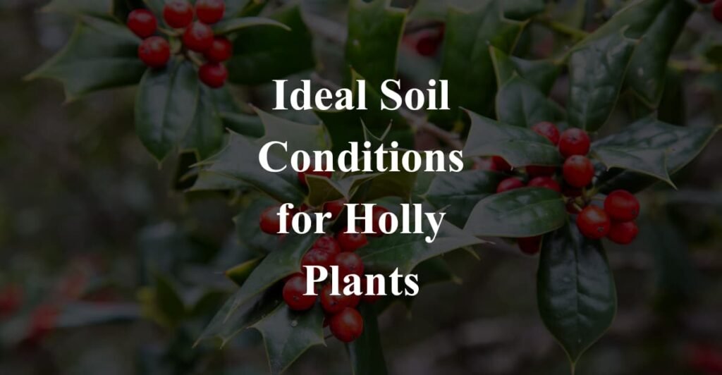Ideal Soil Conditions for Holly Plants