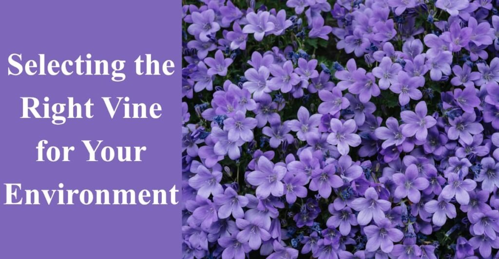 Selecting the Right Vine for Your Environment