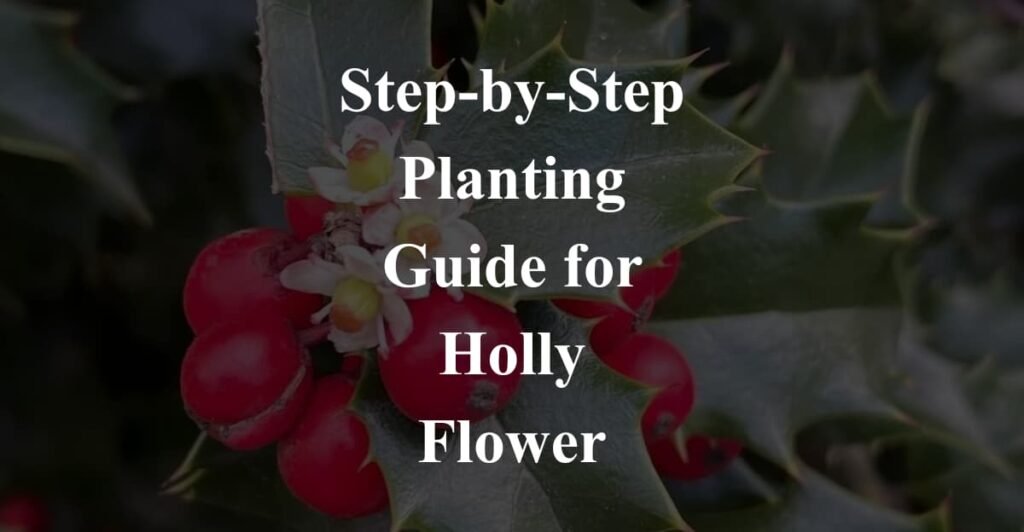 Step-by-Step Planting Guide for Holly Flower