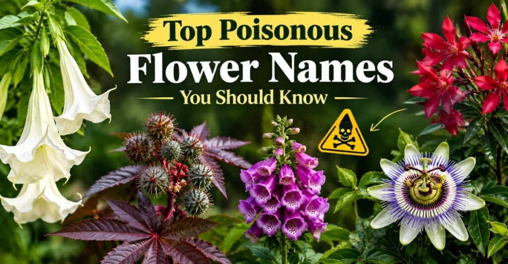 top poisonous flower names