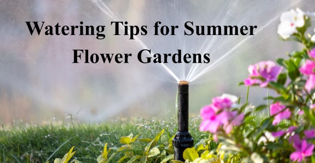 Watering Tips for Summer Flower Gardens
