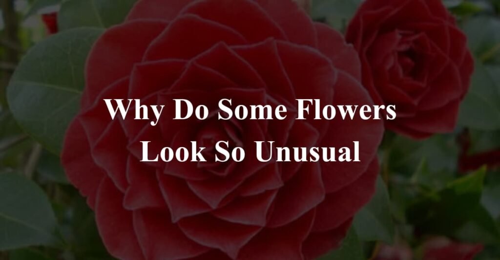 Why Do Some Flowers Look So Unusual
