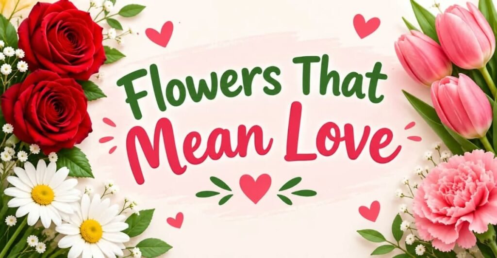 flowers that mean love