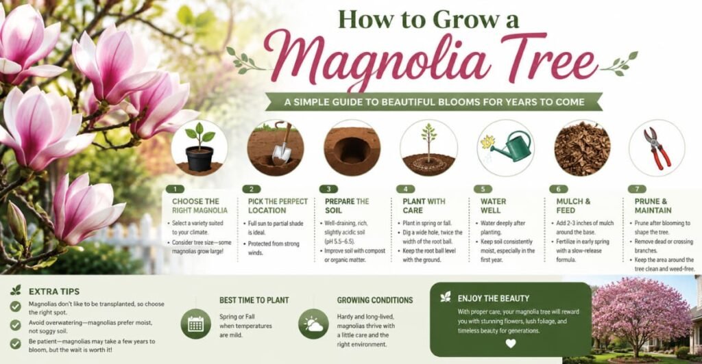 how to grow mangolia tree