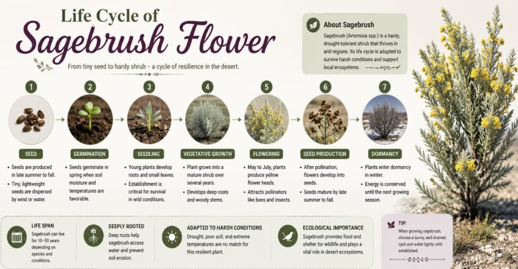 life cycle of sagebrush