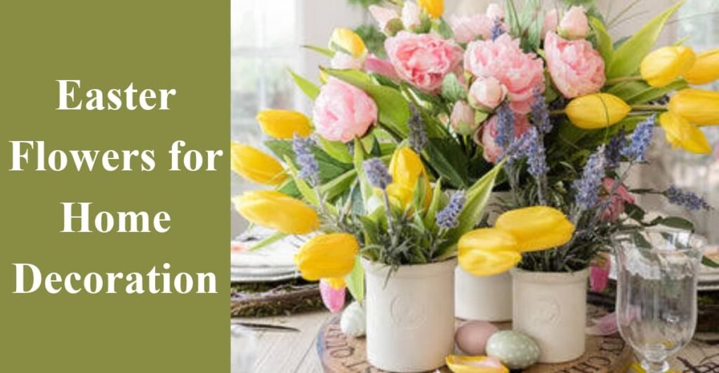 Easter Flowers for Home Decoration