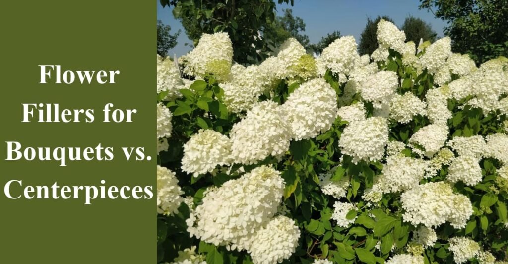 Flower Fillers for Bouquets vs. Centerpieces