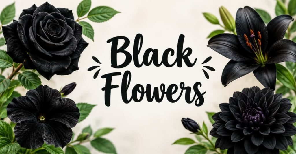 Black Flowers